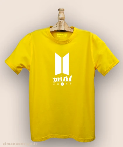 تیشرت مردانه و زنانه طرح بی تی اس کد 990