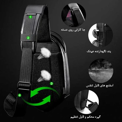 کیف کراس بادی یو اس بی دار اورجینال بنج BANGE 7213