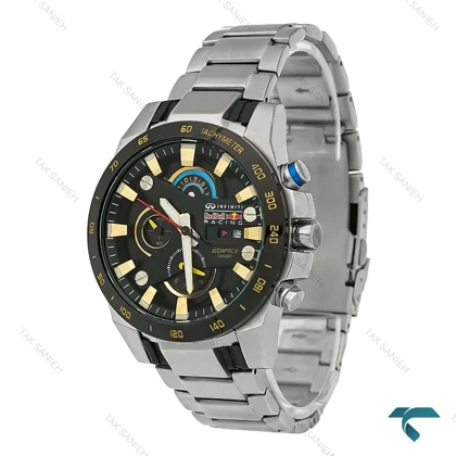 کاسیو ادیفایس EFR-540 مردانه سیلور صفحه مشکی رد بول Edifice-8375-G