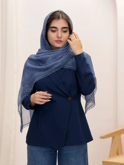 6571-شال ابریشم تیهو