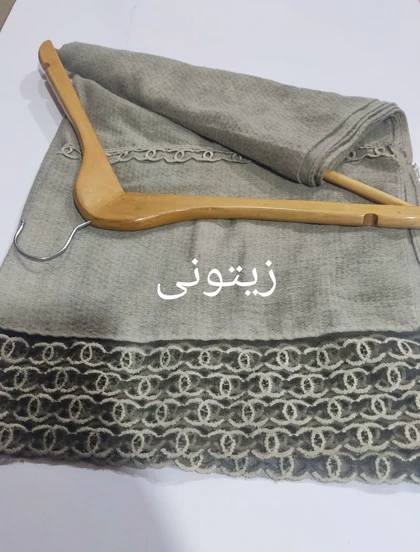شال زنانه موهر حاشیه گیپور