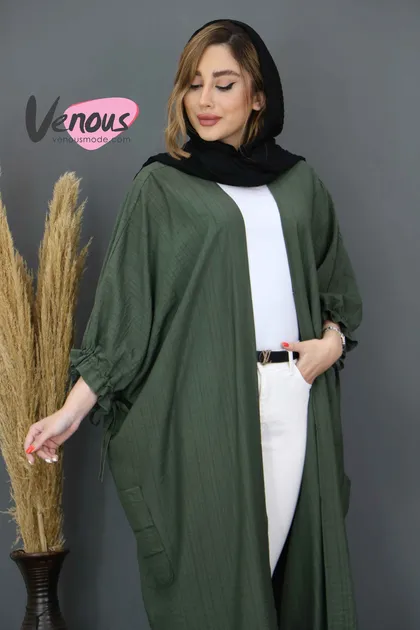 مانتو پانچ بغل جیب