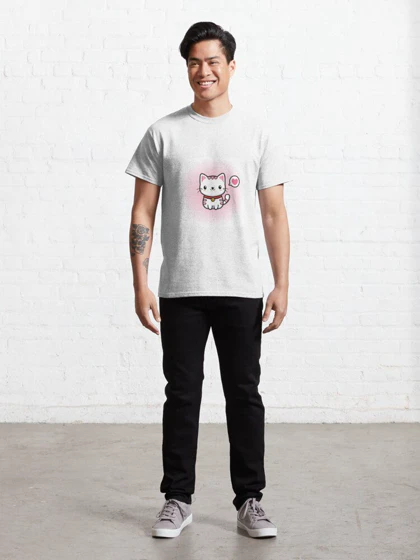 تیشرت Kitty طرح Cute Cat &amp; Hello Kitty, Lovely Cat کد 261812