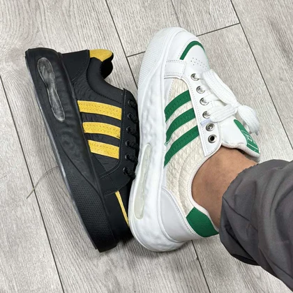کفش و کتانی لژدار مردانه مدل آدیداس ADIDAS رنگ مشکی زرد