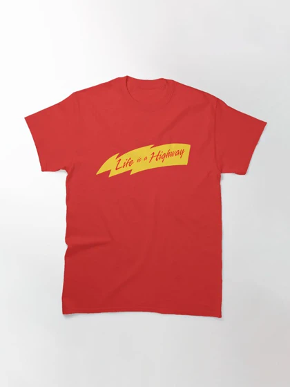 تیشرت کلاسیک طرح ماشین ها | Life is a Highway کد 246899