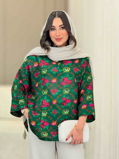 شومیز جلو بسته گلناز