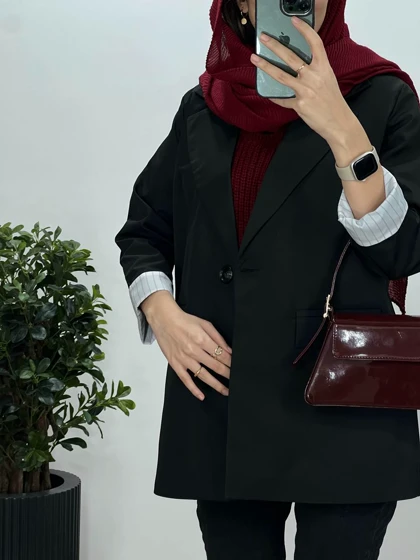 بارانی کتی آستردار شمیم 1(ایراد دار)