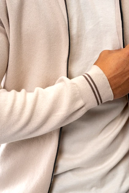 سویشرت بافت یقه خلبانی مردانه