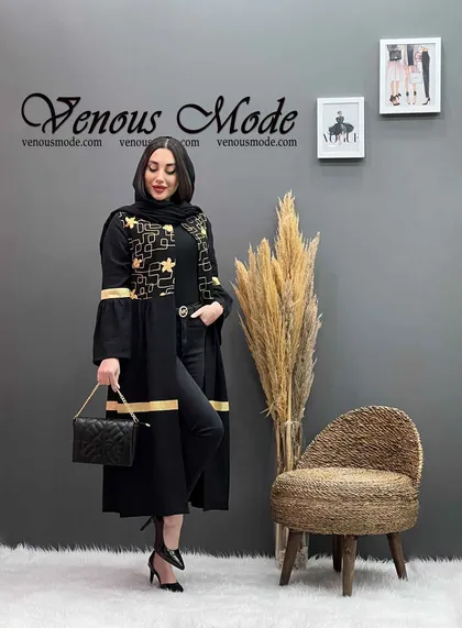 مانتو گلدوزی بلند