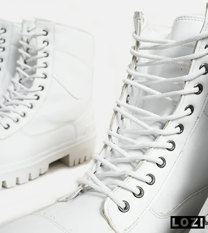 بوت مردانه سفید بالنسیاگا مدل 6230