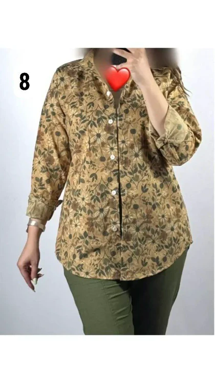 شومیز ابروبادی پاییزی زنانه 43768