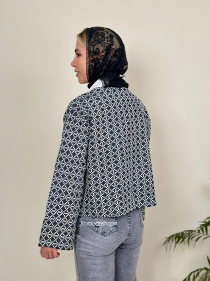 کت جین زنانه گلدوزی شده مدل تانیا