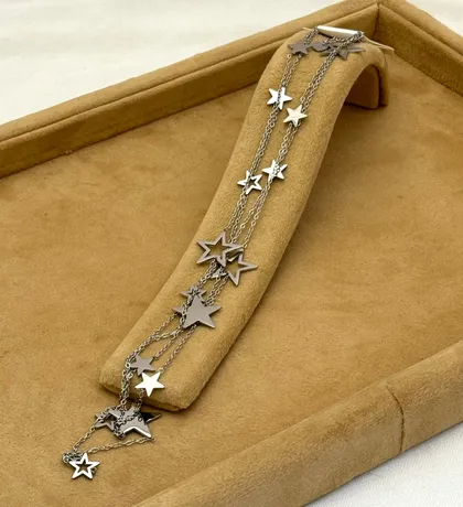 گردنبند 2ردیفه طرح مهرانا هدیه ولنتاین ژوپینگ ارسال رایگان