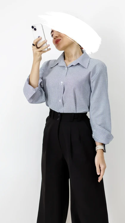 شومیز راه راه