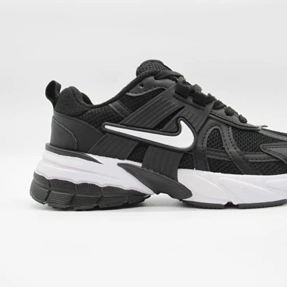 کتانی نایک V2K مشکی سفید دخترانه کد 6869