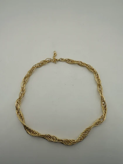 گردنبند زنجیری طلایی زنانه