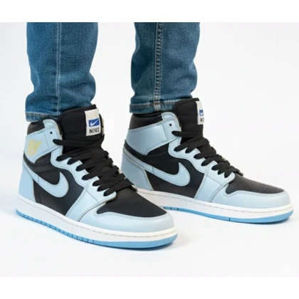 کتانی مردانه جردن ساق‌دار آبی آسمانی