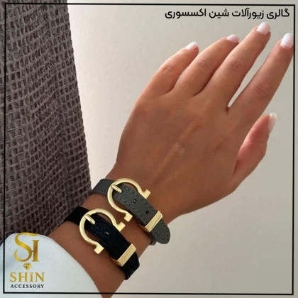 دستبند چرمی زنانه کد dzch13