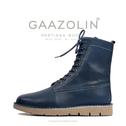 بوت پارتیزان گازولین سرمه‌ای شبرو - GAAZOLIN Partisan Boots Deep Seat W
