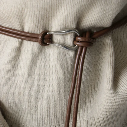 کمربند چرمی مات زنانه مدلbe7039