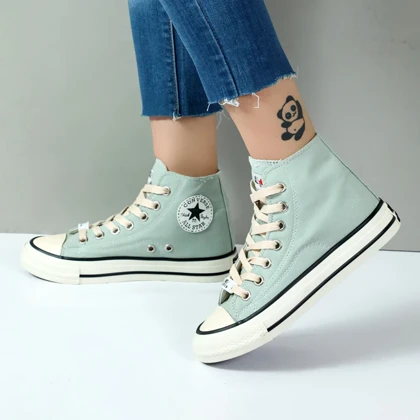 کتانی اسپرت زنانه مدل آل‌استار کانورس Converse رنگ پاستیلی