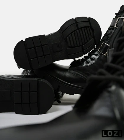 بوت مردانه بگ دار مشکی ZARA مدل 5010