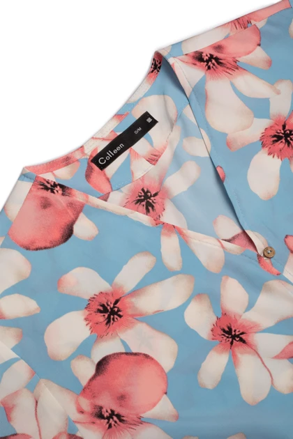 شومیز جلو گره دار نخی - 3161