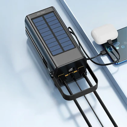 پاوربانک خورشیدی گرین لاین مدل GL-PX78 ظرفیت 80000 میلی آمپر ساعت
