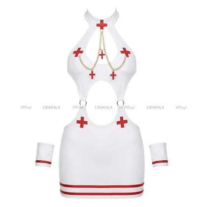 کاستوم پرستاری سفید برند کلرن کد 3213