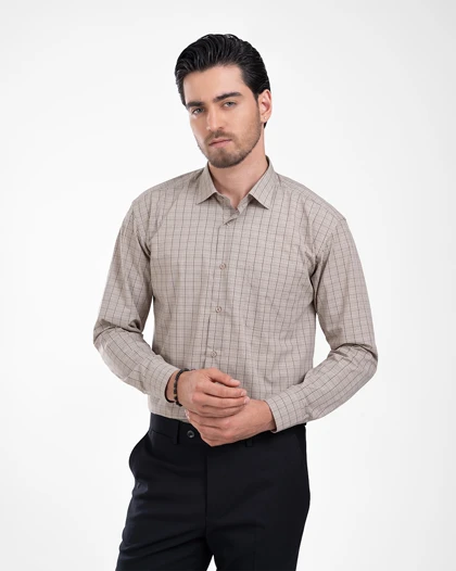 ام کی کالکشن پیراهن آستین بلند mk-22628-cream