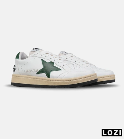 کتانی کژوال گلدن گوس سفید سبز مردانه و زنانه مدل 9140 کفش اسپرت Golden Goose