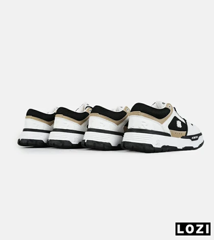 کفش کتانی سفید مشکی قهوه ای AMIRI MA2 Leather مدل 7368