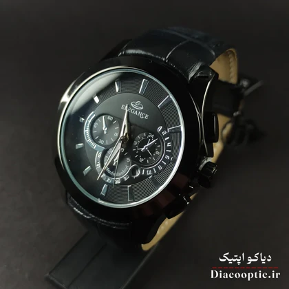 ساعت مچی مردانه برند الگانس مدل DO1175 بند چرمی