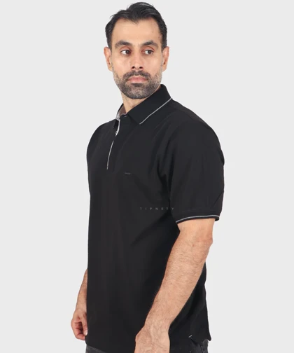 تیشرت یقه دار مردانه ساده 0569