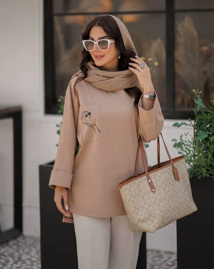 تونیک شلوار مدل الیسا کد 2890