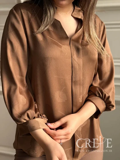 شومیز تک پیله گل مخفی