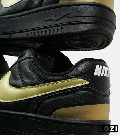 کفش کتانی مردانه و زنانه مشکی طلایی نایک Nike Gama Force Sail مدل 6784