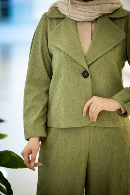 کت و شلوار استین پیله ماهک