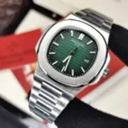 ساعت Patek Philippe نقره ای سبز