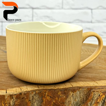 لیوان بزرگ دسته دار سوپ