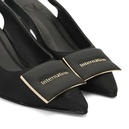 کفش مجلسی زنانه پاشنه‌دار 5 سانت مدل 400920 _ sandal valentino