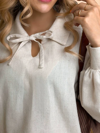 شومیز جلو بسته زنانه کد SELEN