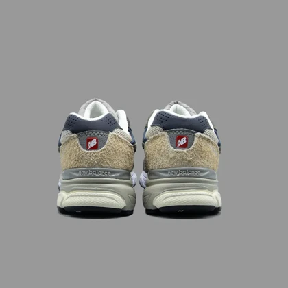 نیوبالانس990 طوسی آبی زیتونی New Balance 990 Grey Blue Olive