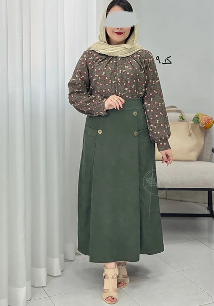 ست شومیز و دامن ملیسا