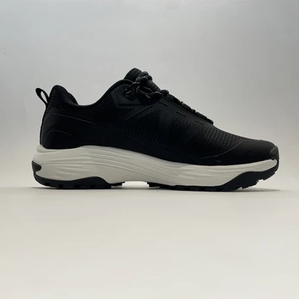 کفش ضدآب مردانه آی رانر I-RUNNER رنگ مشکی سفید رویه برزنتی کد A386