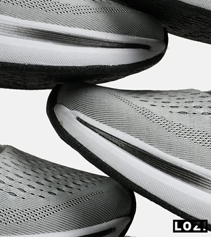 کفش کتانی مردانه و زنانه طوسی مشکی ADIDAS BONCE