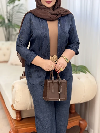 ست شومیز شلوار ترمه 3333