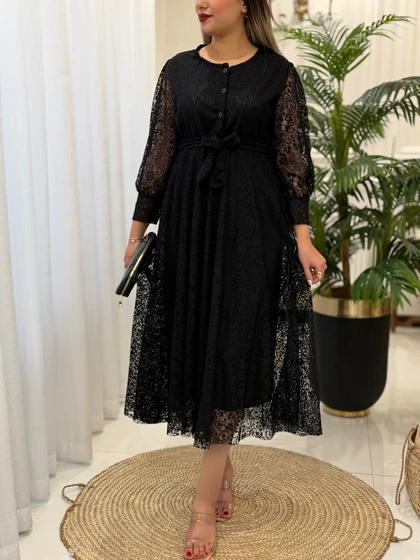 پیراهن دانتل کد2418