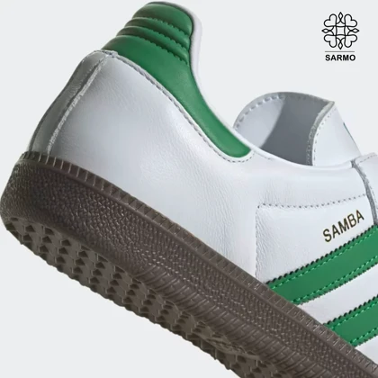 کفش اسپرت کتانی زنانه سامبا سبز samba adidas green