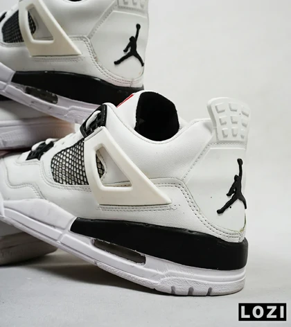 کتانی ساق‌دار مردانه سفید Nike air jordan 4